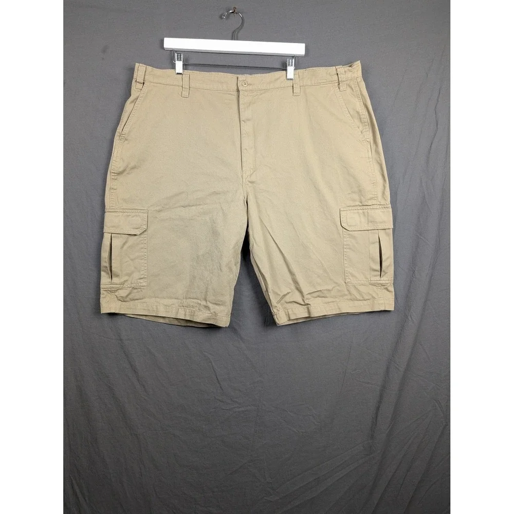 Dickies Mens Khaki Cotton Relaxed Fit Cargo Shorts‎ Size 44